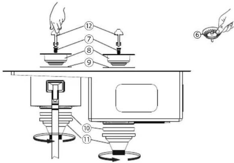 Klarstein TitanSteel - Install the strainer set - 1