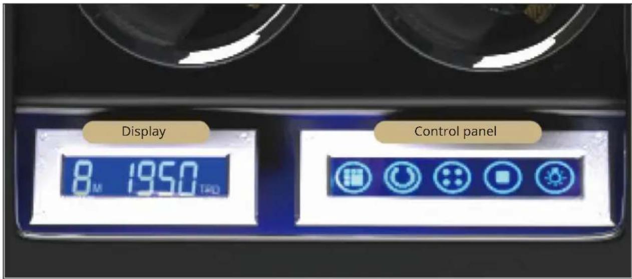 Klarstein Verdon 8 - DISPLAY AND CONTROL PANEL - 1