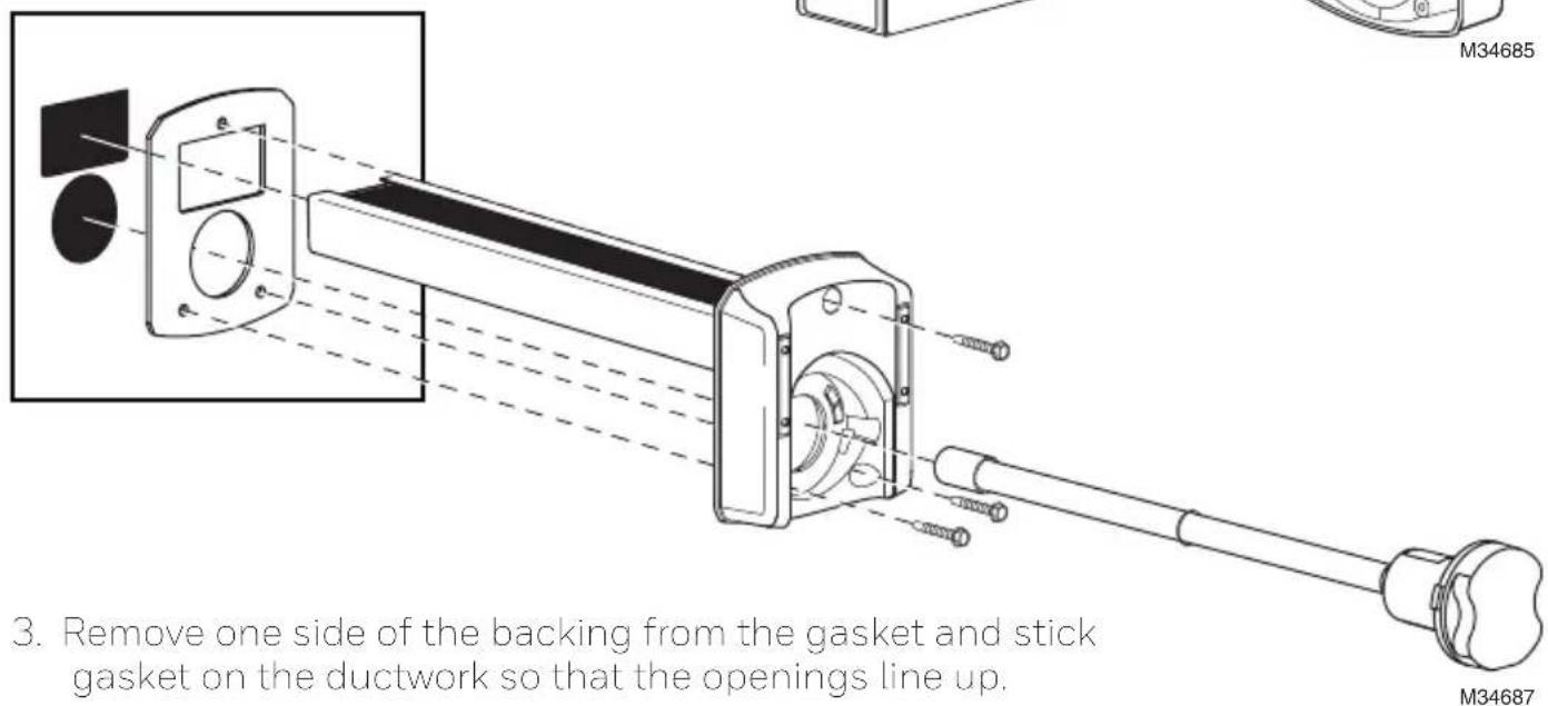 HONEYWELL UV2400XBAL1/U - External Mounting for Metal Duct Applications - 4