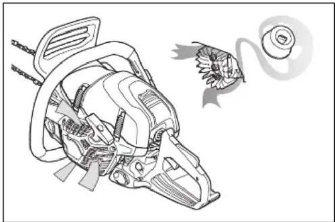 HUSQVARNA 564XP - Système de nettoyage d'air - 1