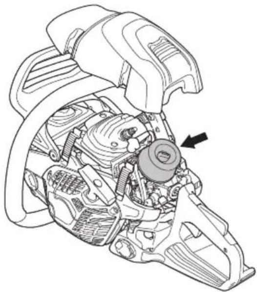 HUSQVARNA 564XP - Het luchtfilter reinigen - 1