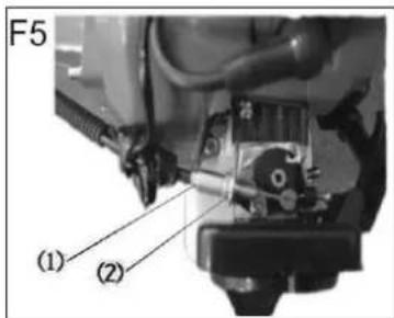 Stahlmann MS520 - - REGOLAZIONE DEL CAVO FLESSIBLE DELL'ACCELERATORE - 1