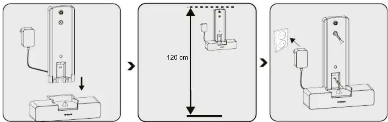 BEKO VRT 66421 VC - Installation of the charging dock - 1