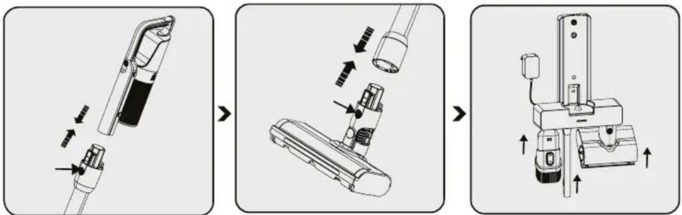 BEKO VRT 66421 VC - Installation of the body and the brush - 1