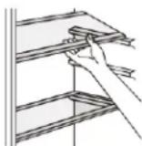 TCL MR422S - Repisas ajustables - 1