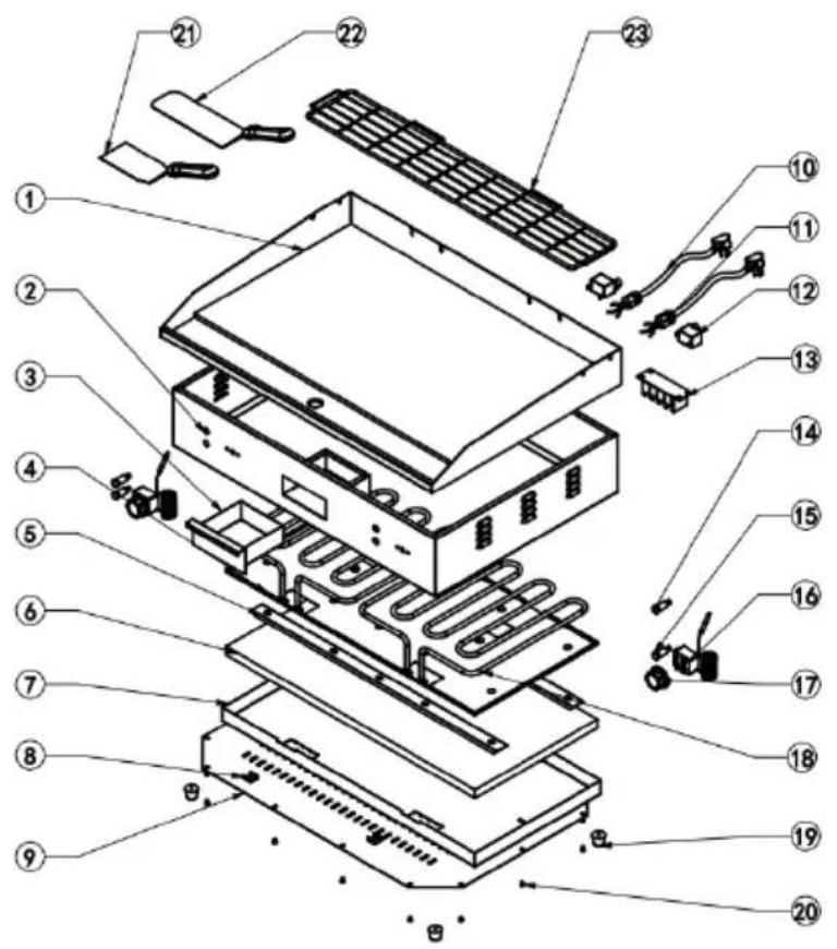 Klarstein Grillmeile 4400 - Elictrical Diagram - 2