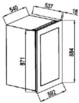Klarstein Vinsider 35D - Incassare il frigorifero - 2
