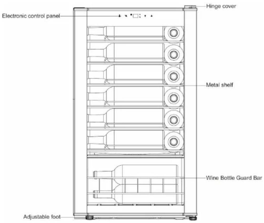 Klarstein Vinomatica 36 Uno - DEVICE DESCRIPTION - 1