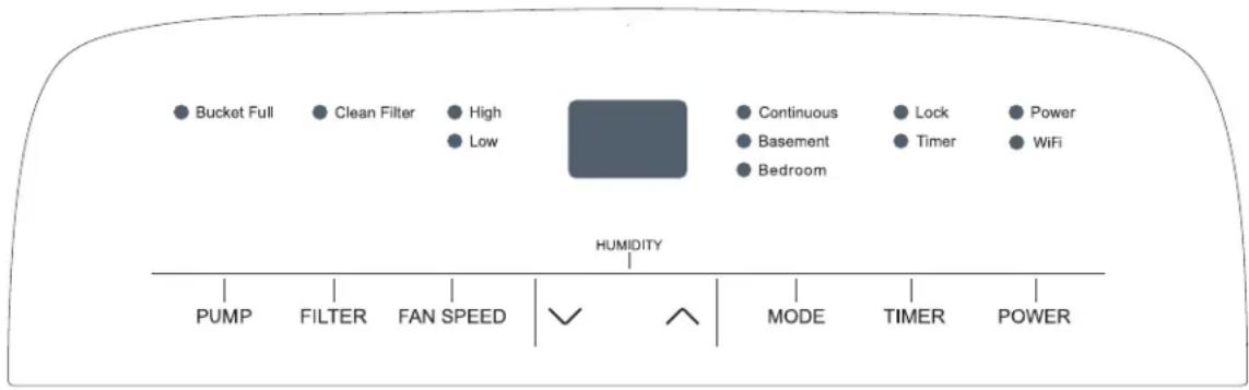 TCL H50D26W - How to Control Your Dehumidifier - 1