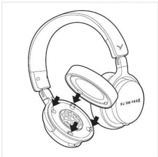 BEYERDYNAMIC DJ 300 PRO X - PODŁĄCZENIE KABLA PRZYŁĄCZENIOWEGO - 5