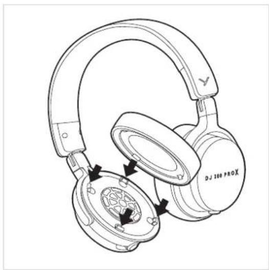 BEYERDYNAMIC DJ 300 PRO X - HOW TO CHANGE THE EAR PAD - 2