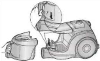 SAMSUNG SC45W0 - EMPTYING THE DUST BIN - 6