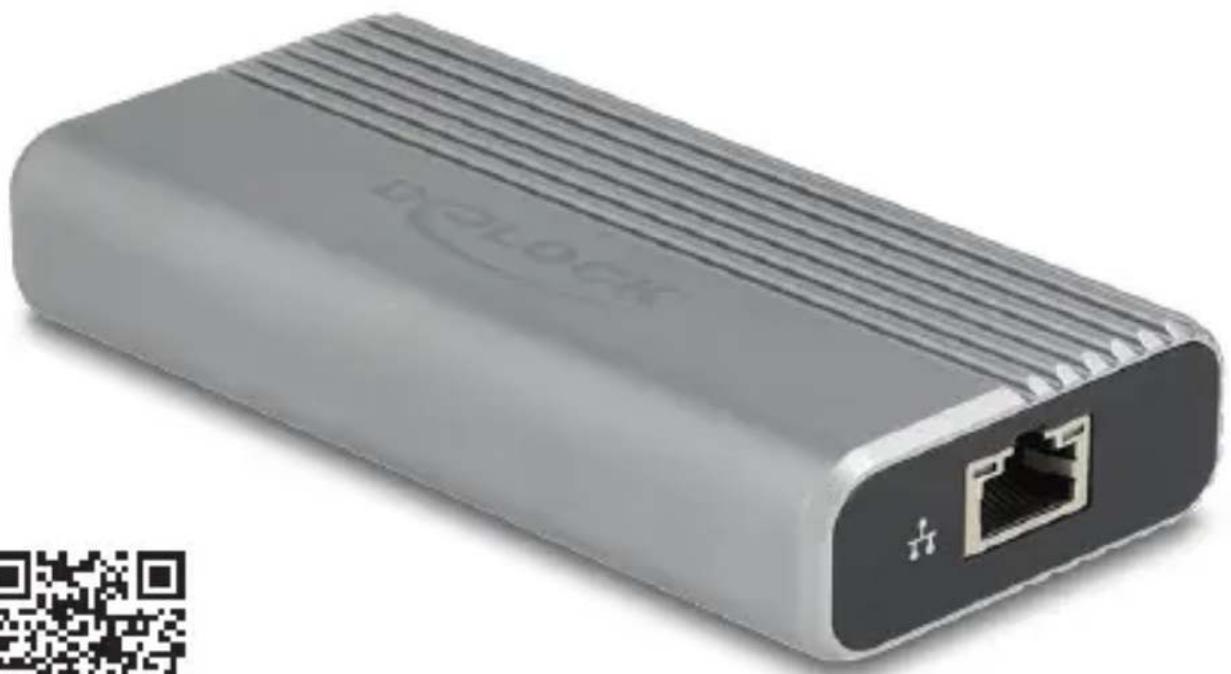 DeLOCK 64349 - Gigabit LAN Adapter with USB Type-C™ 40 Gbps interface - 1