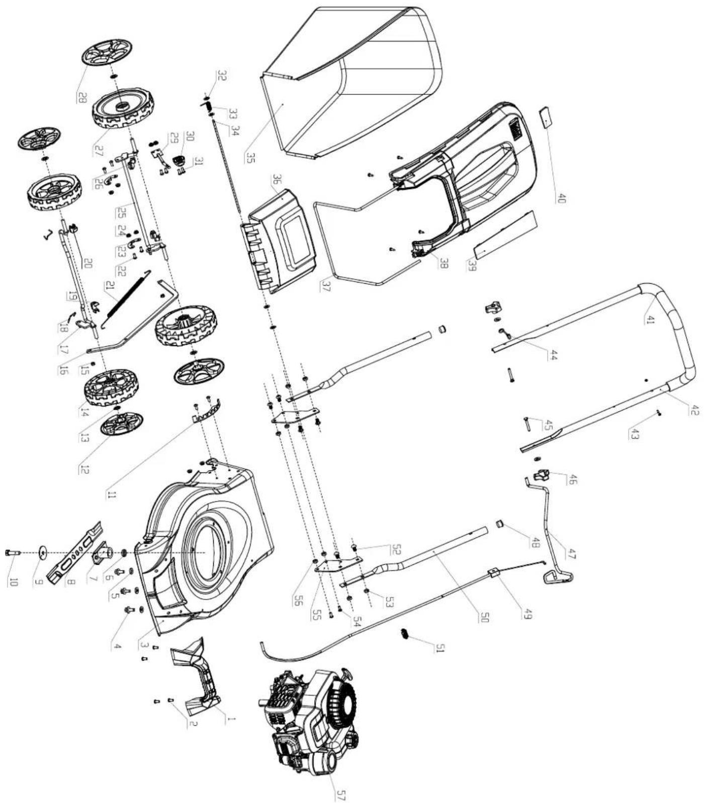 SCHEPPACH RM42PRO - Remarque importante en cas de réparation : - 1