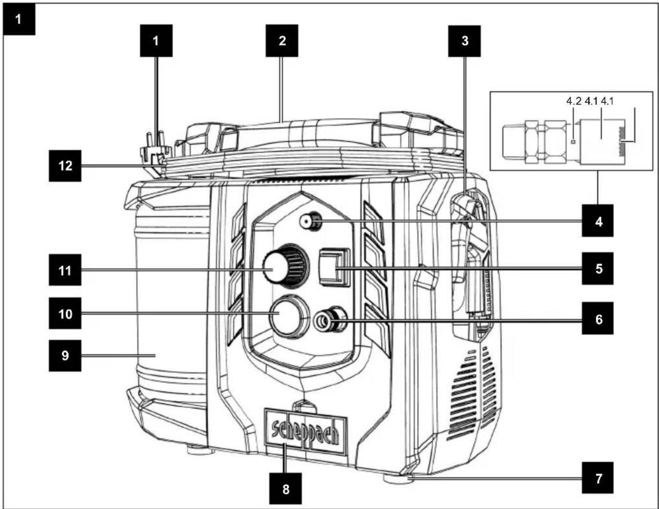 SCHEPPACH Aircase 6 - Aircase 6 - 1