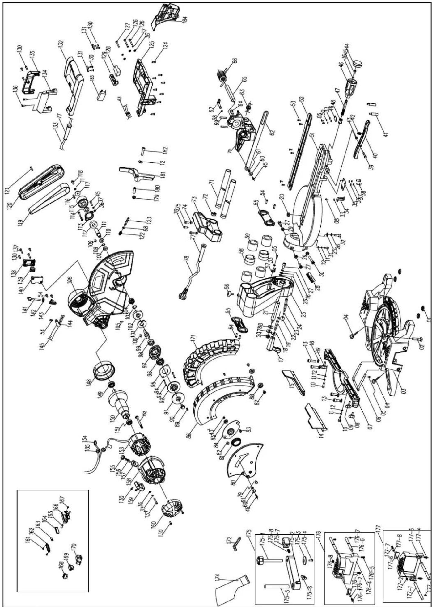 SCHEPPACH HM130L - Resolução de problemas - 1