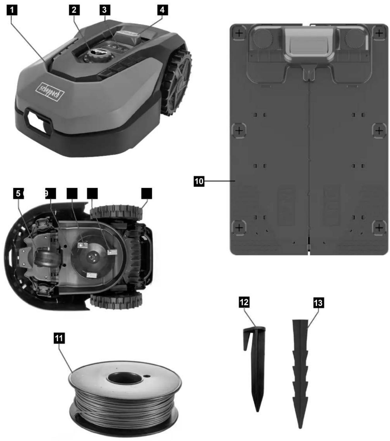 SCHEPPACH RLM500W - ROBOT MOWER RLM500W - 2