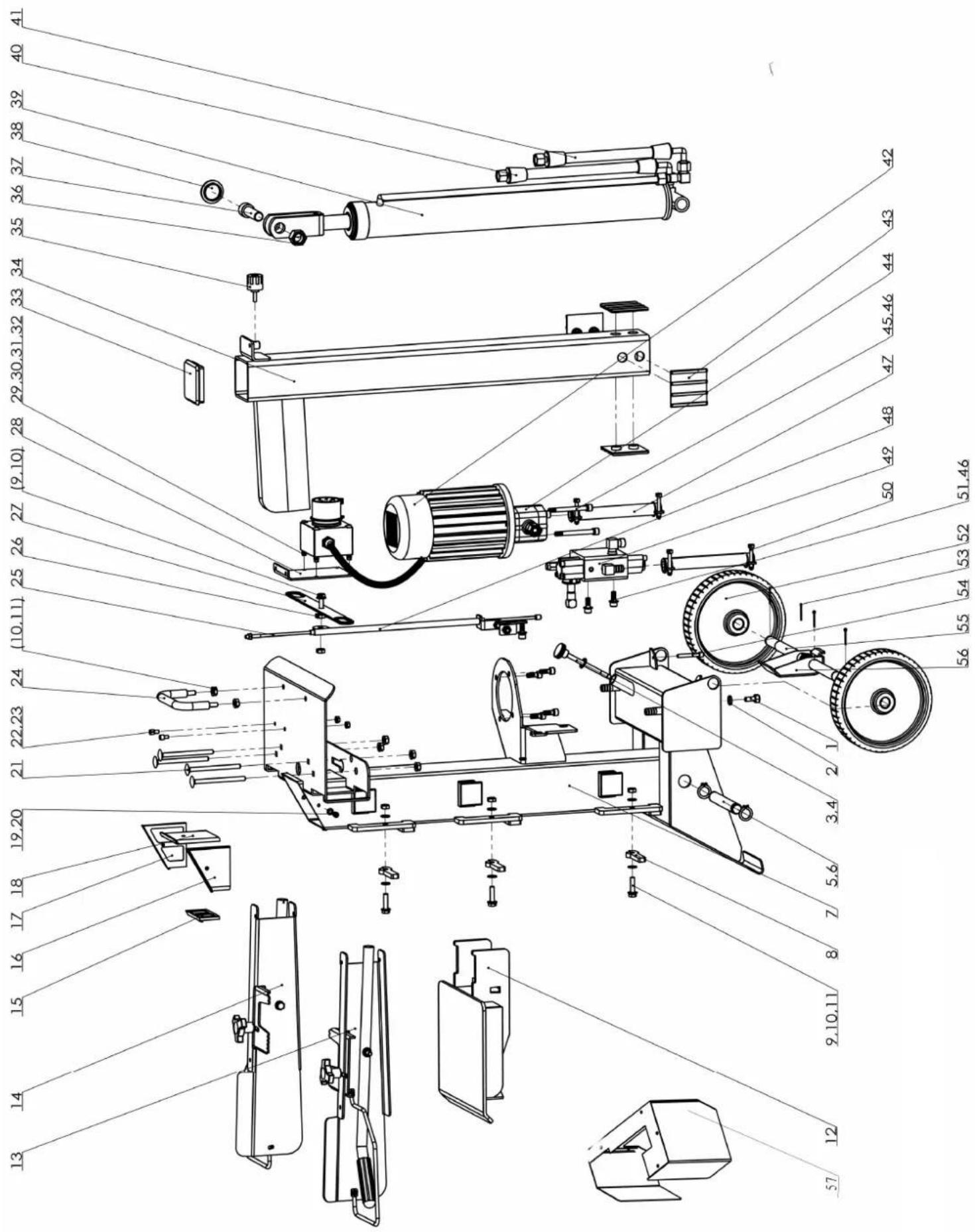 SCHEPPACH HL600E - Údržba a opravy - 1