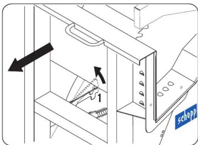SCHEPPACH Wox d 500 - Rocker lock - 1