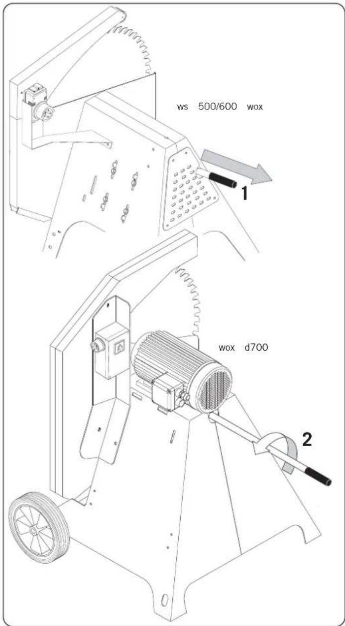 SCHEPPACH Wox d 500 - Transport der Maschine - 1