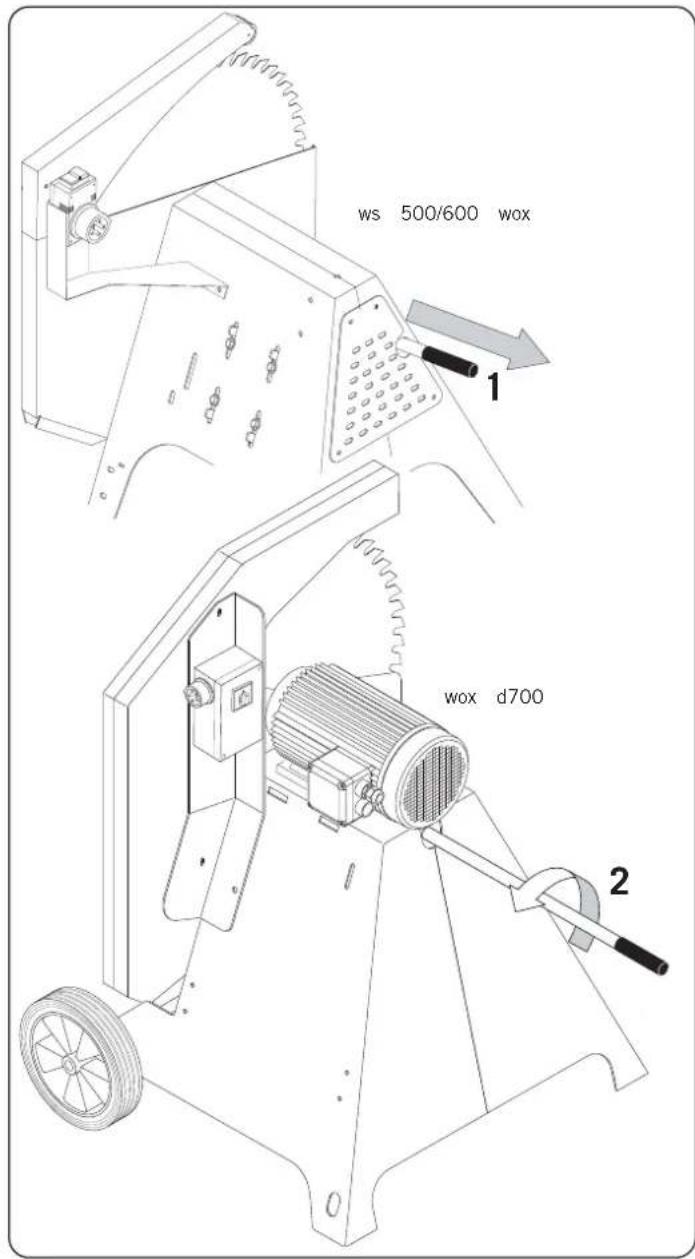 SCHEPPACH Wox d 500 - Koneen kuljetus - 1