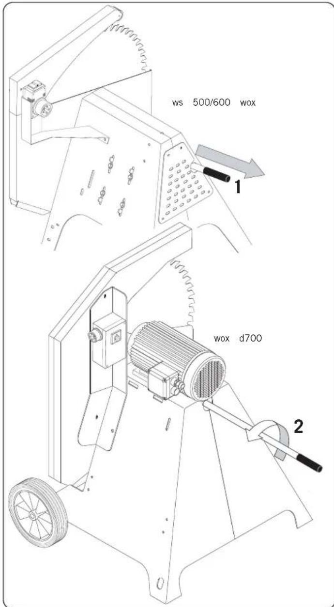 SCHEPPACH Wox d 500 - TRASPORTO DELLA MACCHINA - 1