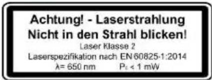 PARKSIDE PKS 1500 C4 - Laserové záření - 2
