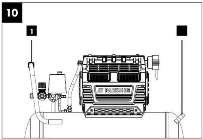 PARKSIDE PSKO 5010 A1 - COMPRESSEUR SILENCIEUX - 8