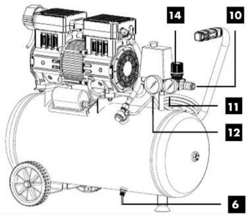 PARKSIDE PSKO 248 A1 - STILLE COMPRESSOR - 5