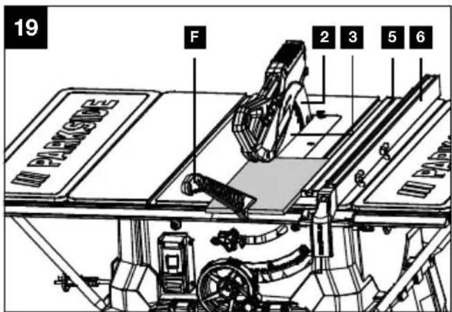 PARKSIDE PTKS 2200 A1 - SCIE CIRCULAIRE DE TABLE - 4