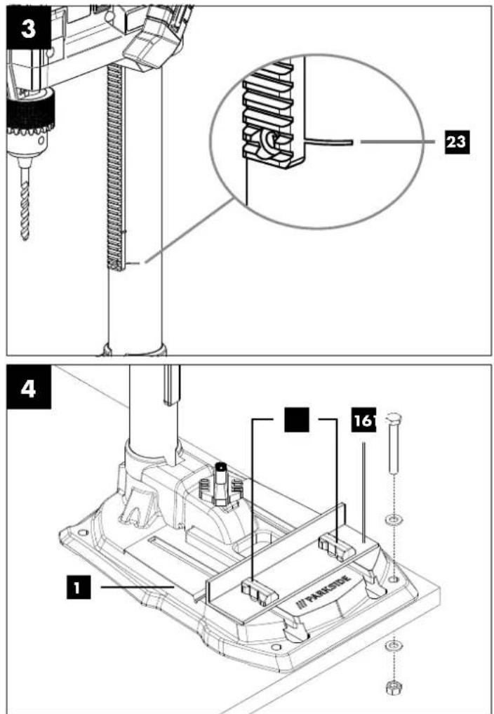PARKSIDE PTBM 710 B2 - PERCEUSE À COLONNE - 2