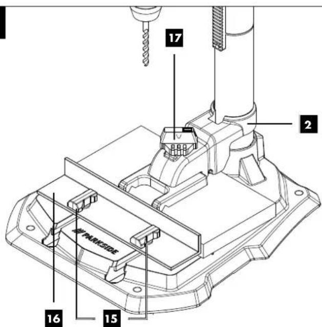PARKSIDE PTBM 710 B2 - PERCEUSE À COLONNE - 6