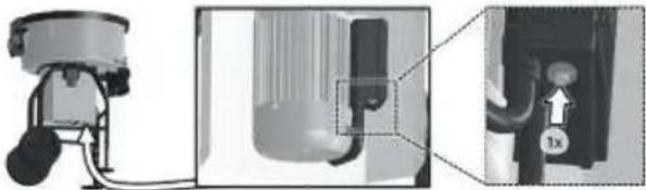 Collomix TMX 1500 - Borttagning av blandverktyget - 3
