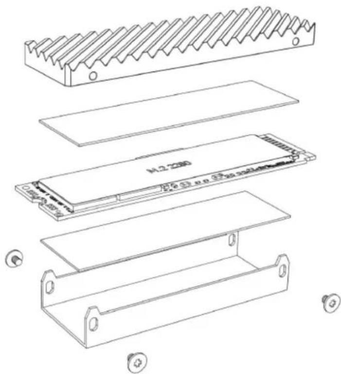 Lindy 43394 - Aluminium Heatsink Installation - 1