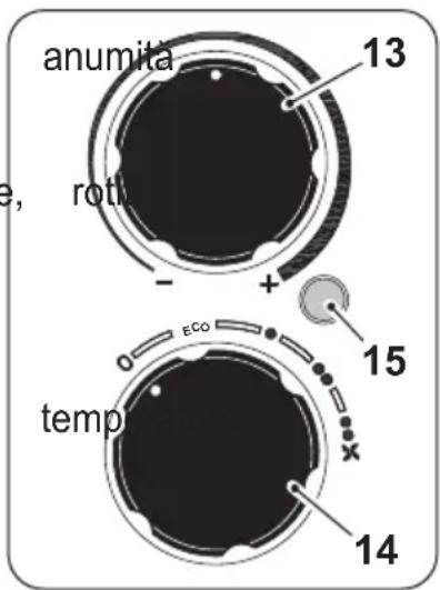 OLIMPIA SPLENDID Caldorad 7 - Selector „13“ - Termostat - 1