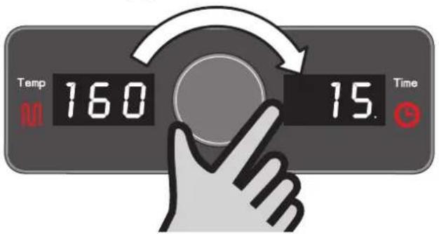 Rösle Videro E2-P - Impostare la temperatura e il timer - 1