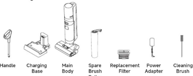 DREAME G10 Pro - Packing List - 1