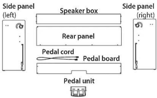 KORG Poetry Magnifique - Assembly procedure - 1