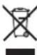KORG Poetry Magnifique - Notice regarding disposal (EU only) - 1