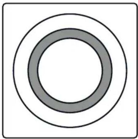ECM Estetika - Bouton marche/arrêt avec voyant de fonctionnement LED - 2