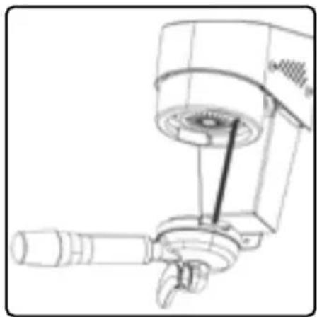 ECM Estetika - Damage due to overtightening of the portafilter - 3