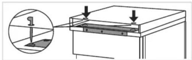 ASKO HS60G - Montage eines versteckten Helfers zwischen Waschmaschine und Wäschetrockner - 4
