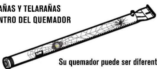 Char-Broil Performance 463341021 - ARANAS Y TELARANAS DENTRO DEL QUEMADOR - 1