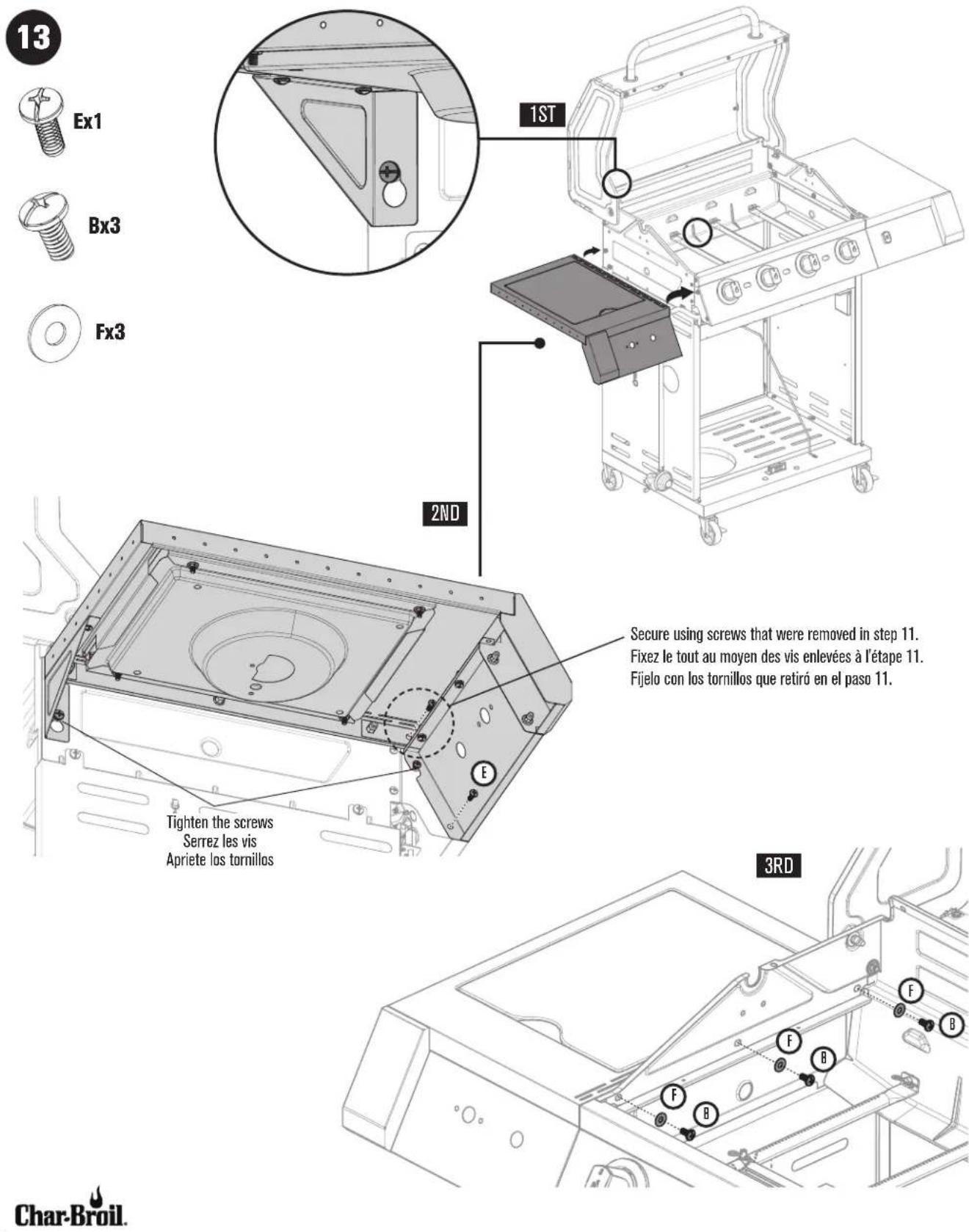 Char-Broil Performance 463341021 - ASSEMBLY / ASSEMBLAGE / ASSEMBLEA - 1