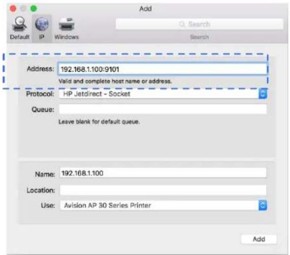 AVISION AM3321w - Ajout d'une nouvelle imprimante - 5