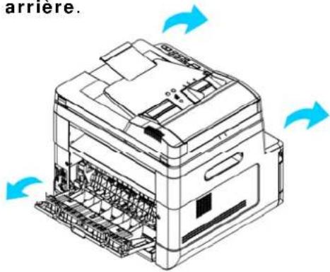 AVISION AM3321w - Locations of the Jammed Paper (Endroits susceptibles de bourrage de papier) - 3