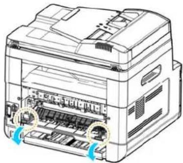 AVISION AM3321w - Locations of the Jammed Paper (Endroits susceptibles de bourrage de papier) - 4