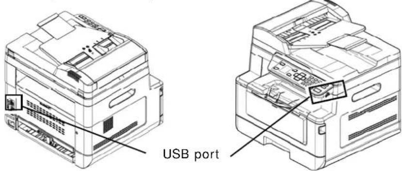 AVISION AM3321w - Connexion d'un dongle USB - 1