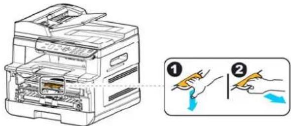 AVISION AM3321w - Locations of the Jammed Paper (Endroits susceptibles de bourrage de papier) - 7