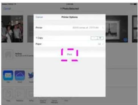 AVISION AM3321w - Comment utiliser AirPrint depuis un iPhone un iPad - 3